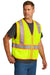 CornerStone CSV103 Mens ANSI 107 Class 2 Mesh Zipper Vest Safety Yellow Model 3q