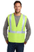 CornerStone CSV400 Mens Enhanced Visibility Safety Vest Safety Yellow Model Front