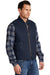 CornerStone CSV40 Mens Duck Cloth Full Zip Vest Navy Blue Model 3q