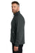 Carhartt CT106416 Mens Textured Fleece Full Zip Jacket Heather Carbon Grey Model Side