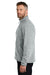 Carhartt CT106416 Mens Textured Fleece Full Zip Jacket Heather Grey Model Side