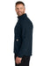 Carhartt CT106416 Mens Textured Fleece Full Zip Jacket Navy Blue Model Side