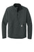 Carhartt CT106417 Mens Textured Fleece 1/4 Zip Jacket Heather Carbon Grey Flat Front