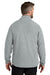 Carhartt CT106417 Mens Textured Fleece 1/4 Zip Jacket Heather Grey Model Back