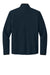 Carhartt CT106417 Mens Textured Fleece 1/4 Zip Jacket Navy Blue Flat Back