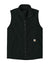 Carhartt CT106418 Mens Textured Fleece Full Zip Vest Black Flat Front