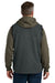 Carhartt CT106418 Mens Textured Fleece Full Zip Vest Heather Carbon Grey Model Back