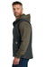 Carhartt CT106418 Mens Textured Fleece Full Zip Vest Heather Carbon Grey Model Side