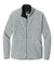 Carhartt CT106419 Womens Textured Fleece Full Zip Jacket Heather Grey Flat Front