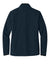 Carhartt CT106419 Womens Textured Fleece Full Zip Jacket Navy Blue Flat Back