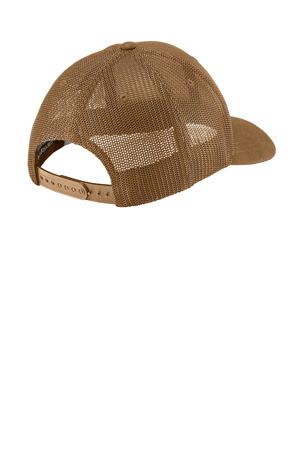 Carhartt CT106577 Mens Flexfit Mesh Back Hat Brown Flat Back