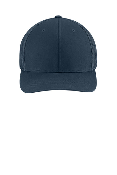 Carhartt CT106577 Mens Flexfit Mesh Back Hat Navy Blue Flat Front