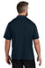 Carhartt CT106880 Mens Moisture Wicking Short Sleeve Polo Shirt w/ Pocket Navy Blue Model Back