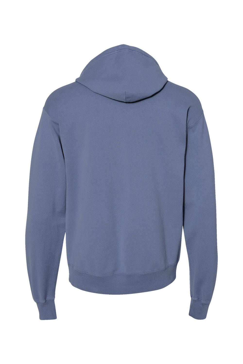 ComfortWash By Hanes GDH450 Mens Hooded Sweatshirt Hoodie w/ Pouch Pocket Saltwater Blue Flat Back