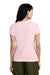 District DM104L Womens Perfect Weight Short Sleeve Crewneck T-Shirt Carnation Pink Model Back