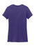 District DM104L Womens Perfect Weight Short Sleeve Crewneck T-Shirt Purple Flat Back