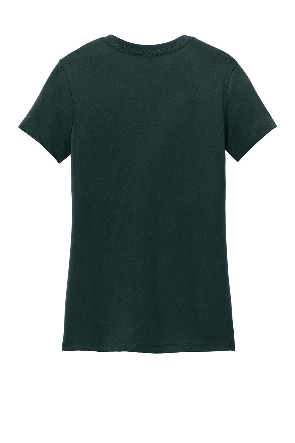 District DM104L Womens Perfect Weight Short Sleeve Crewneck T-Shirt Rainforest Green Flat Back