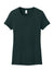 District DM104L Womens Perfect Weight Short Sleeve Crewneck T-Shirt Rainforest Green Flat Front