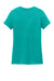 District DM104L Womens Perfect Weight Short Sleeve Crewneck T-Shirt Jade Green Flat Back