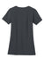 District DM108L Womens Perfect Blend Short Sleeve Crewneck T-Shirt Charcoal Grey Flat Back