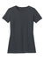 District DM108L Womens Perfect Blend Short Sleeve Crewneck T-Shirt Charcoal Grey Flat Front