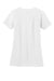 District DM108L Womens Perfect Blend Short Sleeve Crewneck T-Shirt White Flat Back