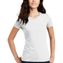 District Womens Perfect Blend Short Sleeve Crewneck T-Shirt - White