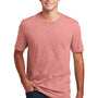 District Mens Perfect Blend Short Sleeve Crewneck T-Shirt - Blush Pink Frost - NEW