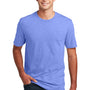 District Mens Perfect Blend Short Sleeve Crewneck T-Shirt - Heather Electric Purple - NEW