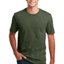 District Mens Perfect Blend Short Sleeve Crewneck T-Shirt - Heather Forest Green - NEW