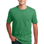 District Mens Perfect Blend Short Sleeve Crewneck T-Shirt - Heather Kelly Green - NEW