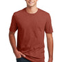 District Mens Perfect Blend Short Sleeve Crewneck T-Shirt - Heather Russet Red - NEW