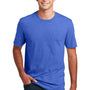 District Mens Perfect Blend Short Sleeve Crewneck T-Shirt - Royal Blue Frost - NEW