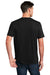 District DM108 Mens Perfect Blend Short Sleeve Crewneck T-Shirt Black Model Back