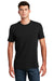 District DM108 Mens Perfect Blend Short Sleeve Crewneck T-Shirt Black Model Front