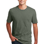 District Mens Perfect Blend Short Sleeve Crewneck T-Shirt - Heather Olive Green