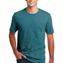 District Mens Perfect Blend Short Sleeve Crewneck T-Shirt - Heather Teal Green