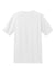 District DM108 Mens Perfect Blend Short Sleeve Crewneck T-Shirt White Flat Back