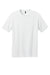 District DM108 Mens Perfect Blend Short Sleeve Crewneck T-Shirt White Flat Front