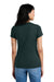 District DM1170L Womens Perfect Weight Short Sleeve V-Neck T-Shirt Rainforest Green Model Back