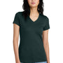 District Womens Perfect Weight Short Sleeve V-Neck T-Shirt - Rainforest Green