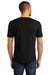 District DM130DTG Mens Perfect DTG Short Sleeve Crewneck T-Shirt Black Model Back