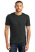 District DM130DTG Mens Perfect DTG Short Sleeve Crewneck T-Shirt Black Frost Model Front