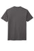 District DM130DTG Mens Perfect DTG Short Sleeve Crewneck T-Shirt Heather Charcoal Grey Flat Back