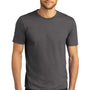 District Mens Perfect DTG Short Sleeve Crewneck T-Shirt - Heather Charcoal Grey