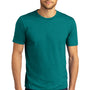 District Mens Perfect DTG Short Sleeve Crewneck T-Shirt - Heather Teal Green