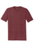 District DM130DTG Mens Perfect DTG Short Sleeve Crewneck T-Shirt Maroon Frost Flat Front