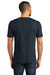 District DM130DTG Mens Perfect DTG Short Sleeve Crewneck T-Shirt New Navy Blue Model Back