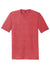 District DM130DTG Mens Perfect DTG Short Sleeve Crewneck T-Shirt Red Frost Flat Front