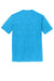 District DM130DTG Mens Perfect DTG Short Sleeve Crewneck T-Shirt Turquoise Blue Frost Flat Back